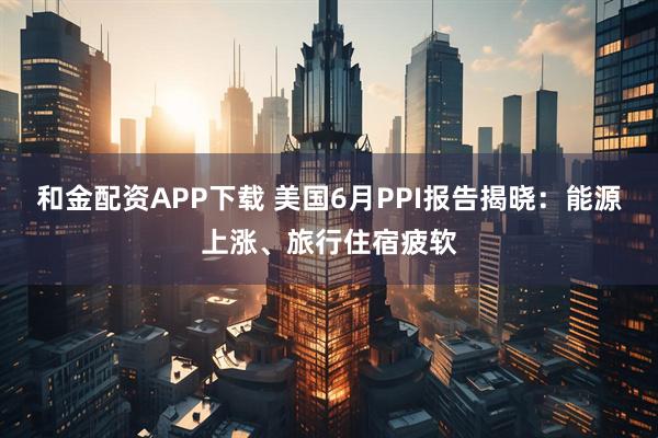 和金配资APP下载 美国6月PPI报告揭晓：能源上涨、旅行住宿疲软