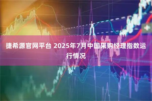 捷希源官网平台 2025年7月中国采购经理指数运行情况